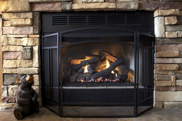 Gas Log Mounting