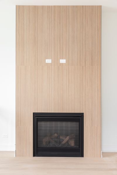 Fireplace Wood Siding