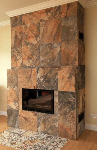 Fireplace Tile Design