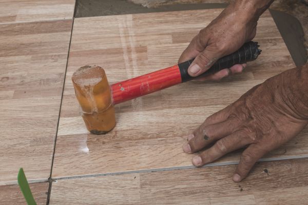 Ceramic Wood Tile Installation