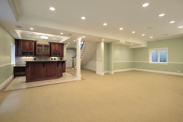 Basement Bar Construction